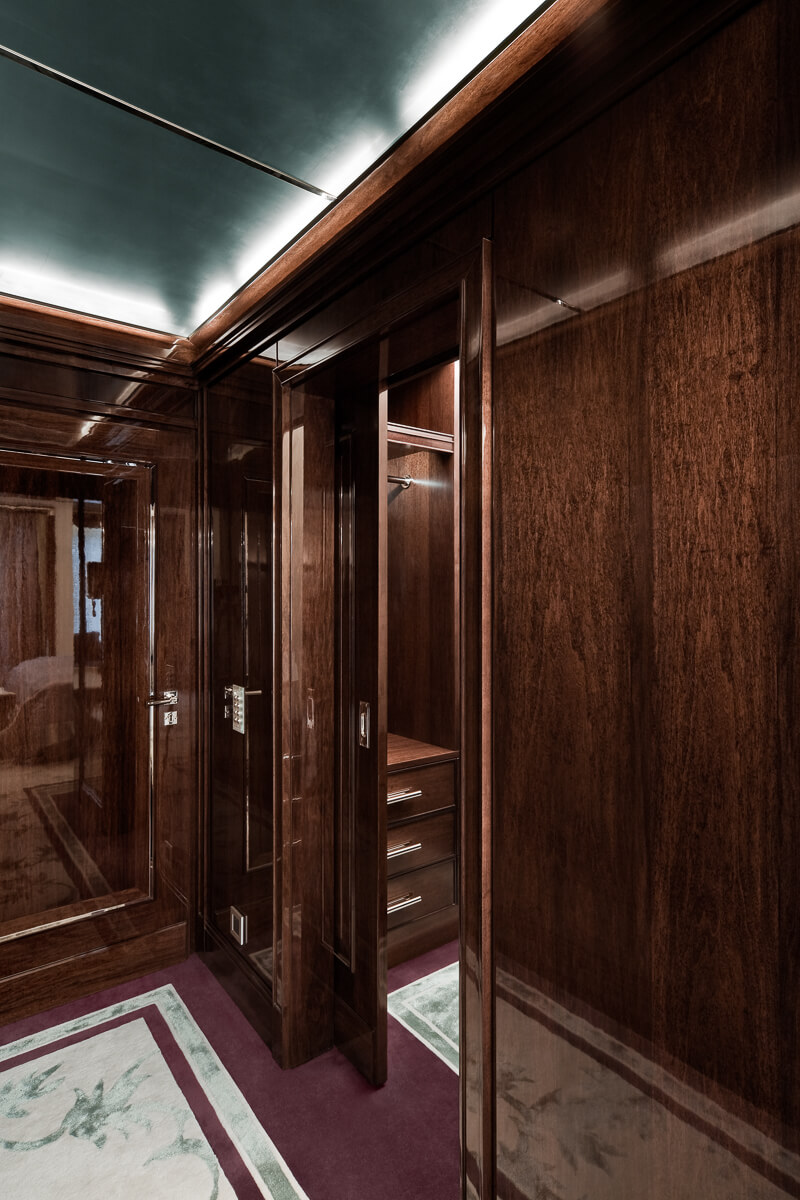 luxury apartment wood interior london 10