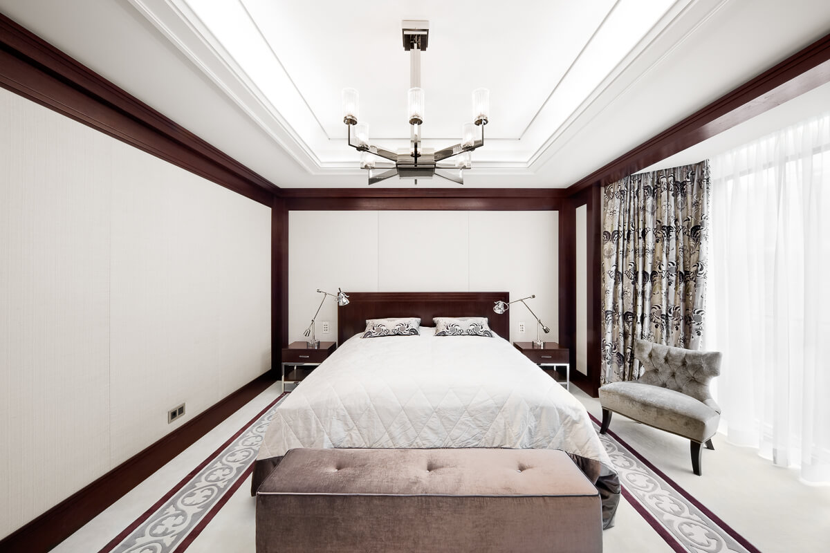 luxury apartment wood interior london 11