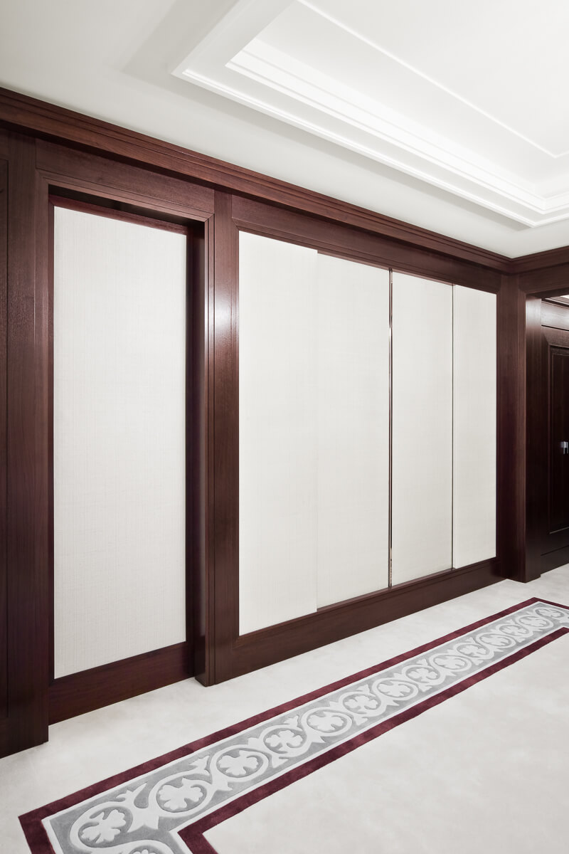 luxury apartment wood interior london 15