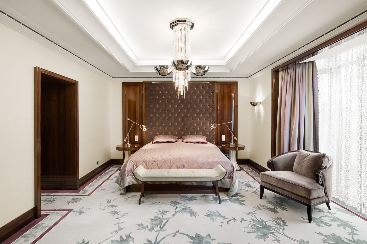 luxury apartment wood interior london 3