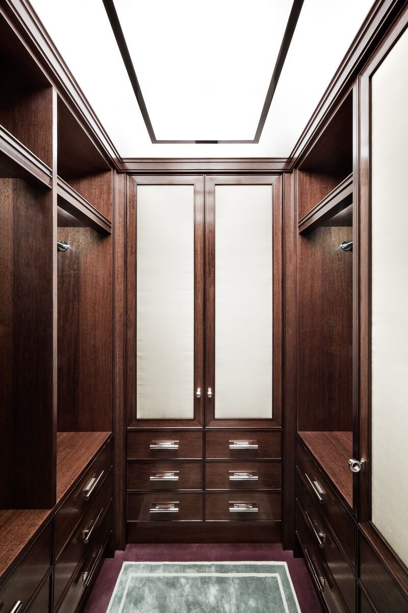 luxury apartment wood interior london 9