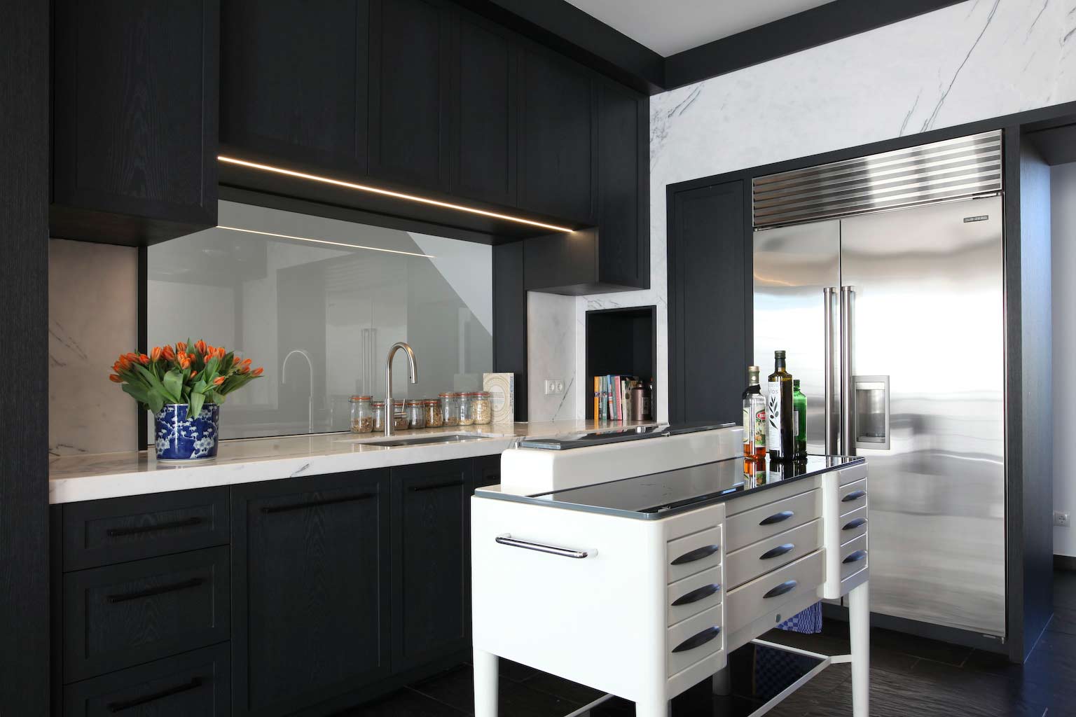 luxury kitchen interior wolf