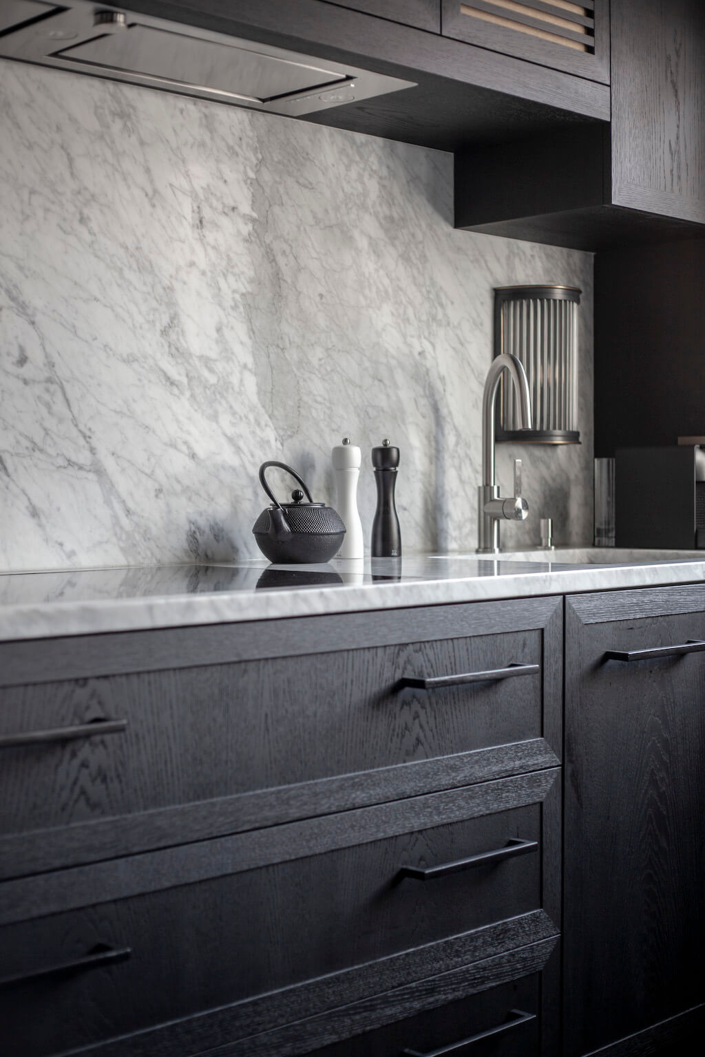 luxury kitchen interior wood marble 1