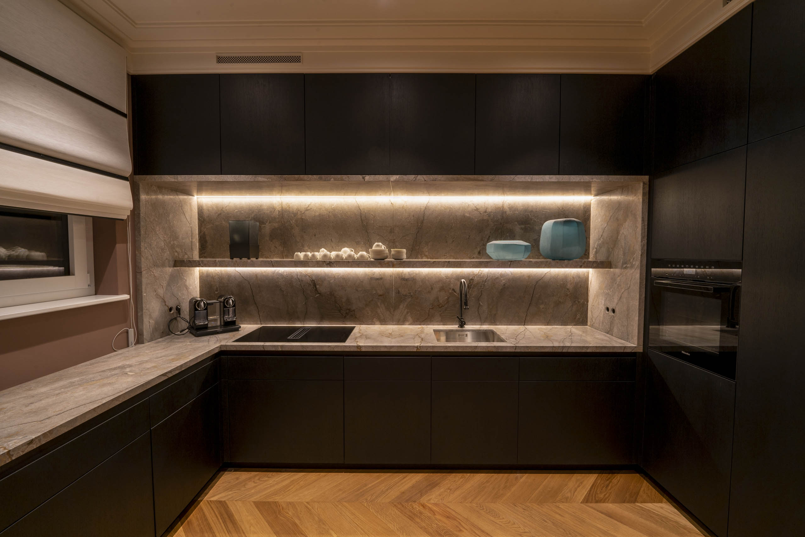 luxury kitchen wood inteirior berlin 1