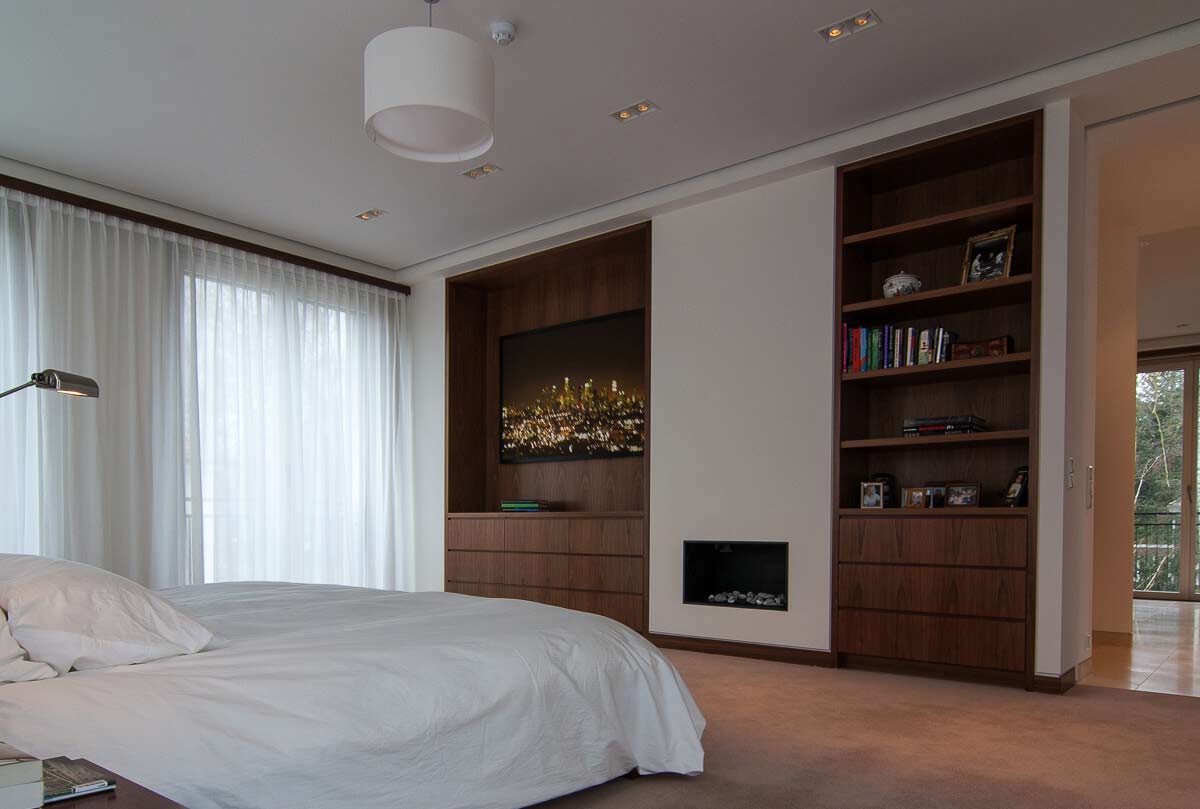 luxury living room wood interior 14