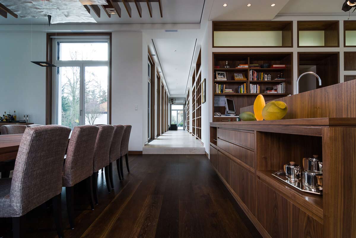 luxury living room wood interior 7