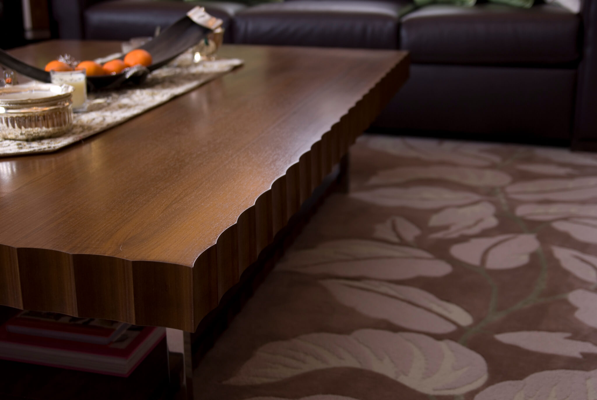 luxury living room wood paneling 4