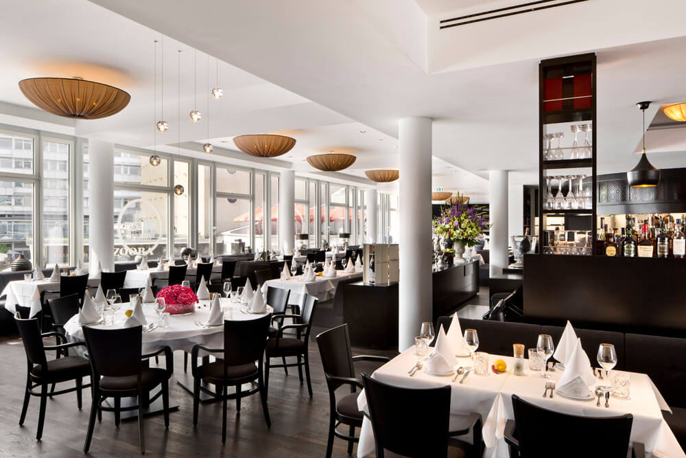 luxury restaurant wood interior 3