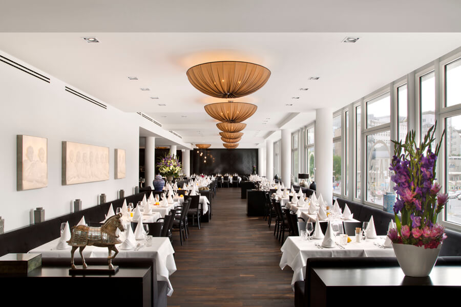 luxury restaurant wood interior 4