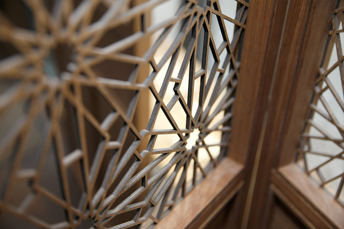 luxury shop wood interior