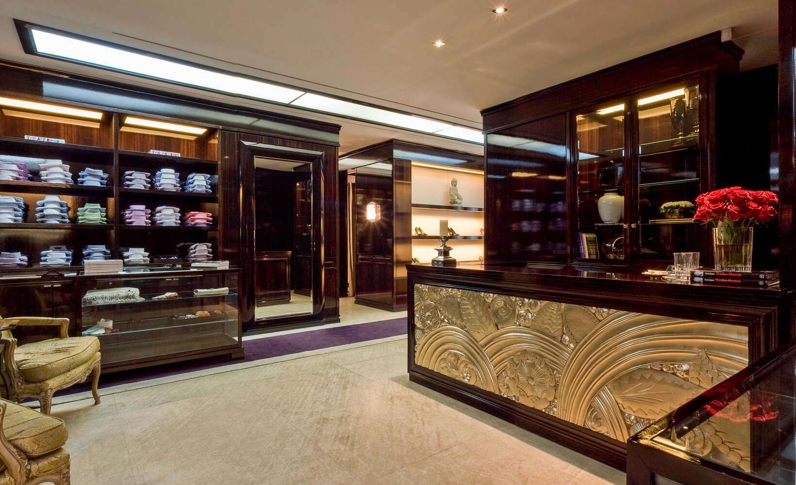 shop interior gold wood 3